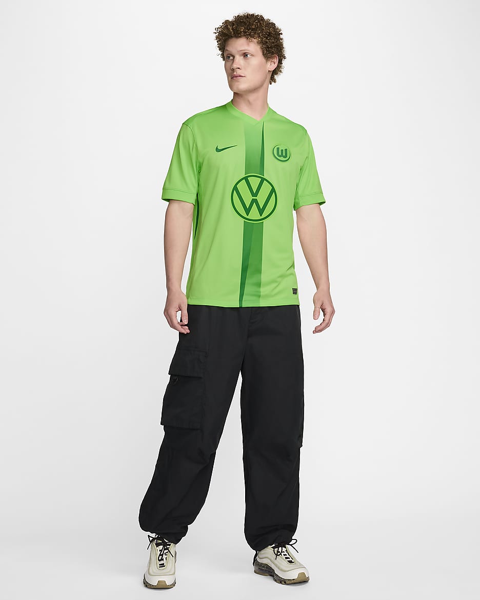 Nike VfL Wolfsburg 2024/25 Stadium Home Shirt